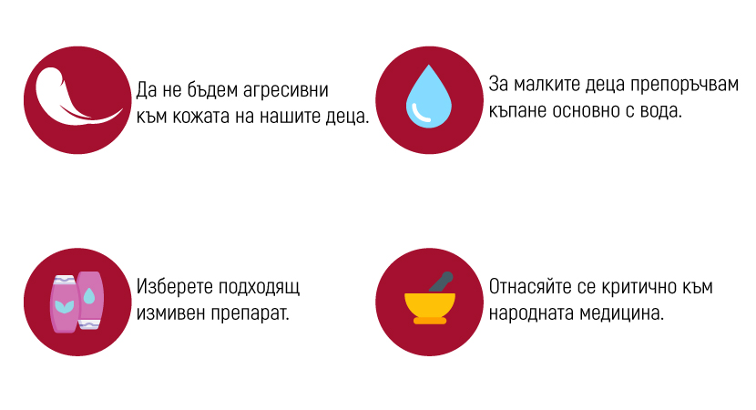Какво препоръчвам за кожата на новородените деца и какъв е съветът към родителите?
