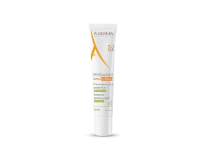 A-DERMA EPITHELIALE A.H ULTRA SPF50+ възстановяващ защитаващ крем с UV защита