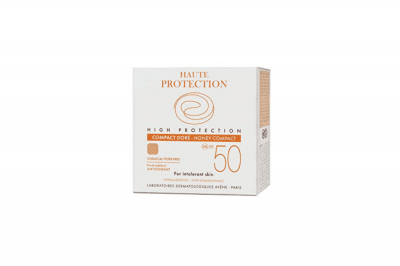 Слънцезащитна крем пудра меден цвят SPF50